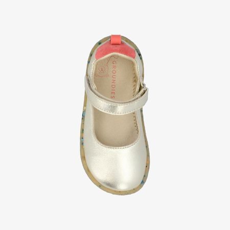Dětské Barefoot Sandály GROUNDIES® Stella Kids Champagne