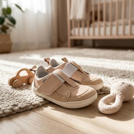 PEGRES PRVNÍ BOTIČKY SBF64 Růžová | Dětské první barefoot botičky