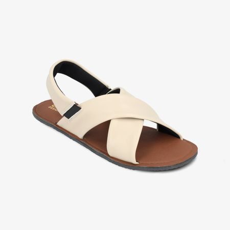GROUNDIES® Verona Veganské Dámské Béžové | Dámské barefoot sandály