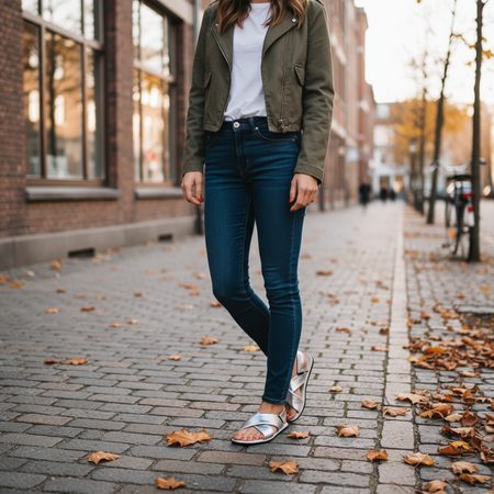 GROUNDIES® Verona Silver Ženske Barefoot Sandale