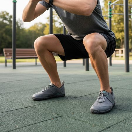 GROUNDIES® Chamonix TR Low Stone/Jade Barefoot Туристически Обувки