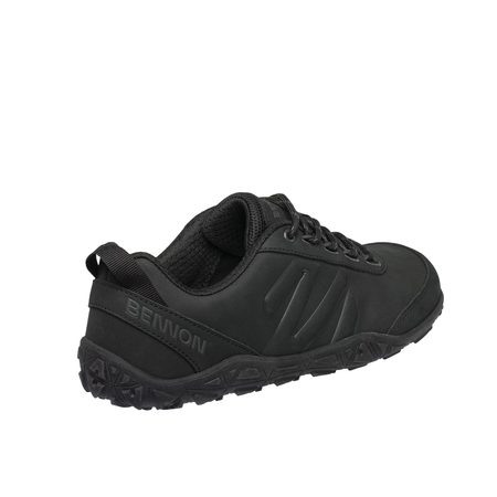 BENNON Barefoot kožené grafitově černé | Barefoot sportovní outdoorové boty