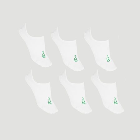 NEVIDITELNÉ BAREFOOT PONOŽKY BAMBUS Bílé 5 kusů