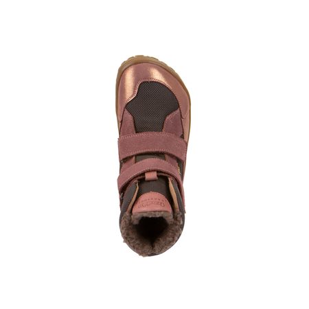 FRODDO UP TEX WINTER Grey / Pink | Dětské zimní zateplené barefoot boty