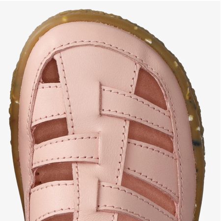 Dětské Barefoot Sandály GROUNDIES® Noto 2.0 Růžovo Citronove