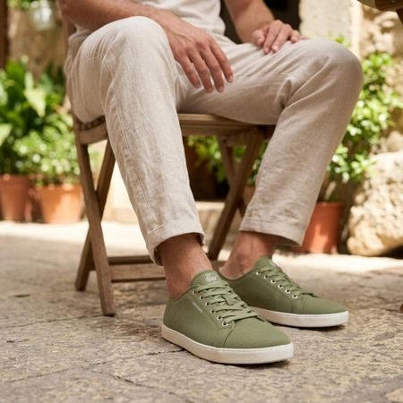 GROUNDIES® Lime Pánské Zelené | Pánské barefoot tenisky