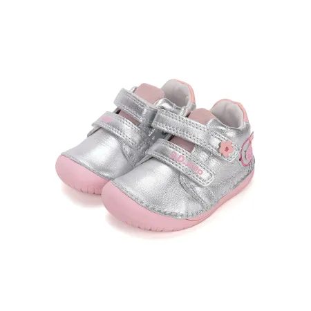 Otroške barefoot superge D.D.STEP S070-61646 Stříbrné ptáček