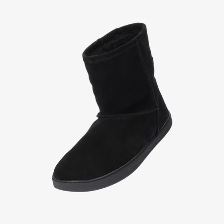 Dámské Barefoot Zateplené Boty GROUNDIES® COZY BOOT Černé