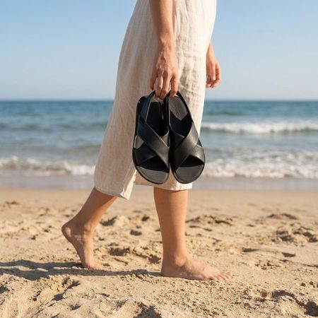 Dámské Barefoot Sandály GROUNDIES® Verona 2.0 Černé