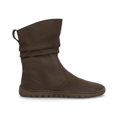 Barefoot Zateplené Kozačky GROUNDIES® Odessa GX2 Hnědé