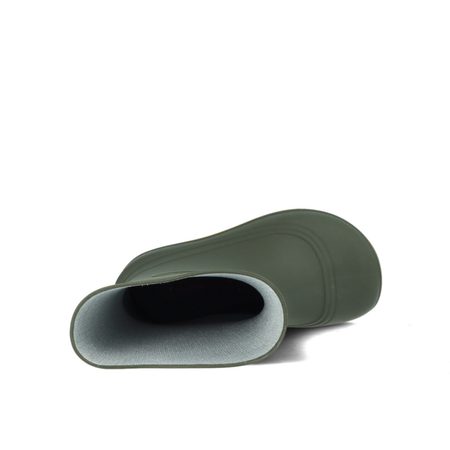 RAYVE MONSOON Army Green/Yellow | Dětské barefoot holínky