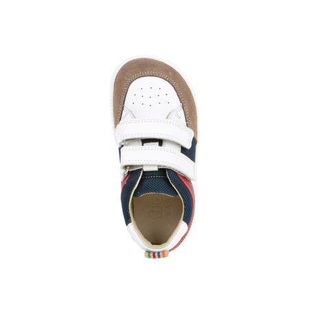 FRODDO TENISKY LOOP Blue Red | Dětské barefoot tenisky