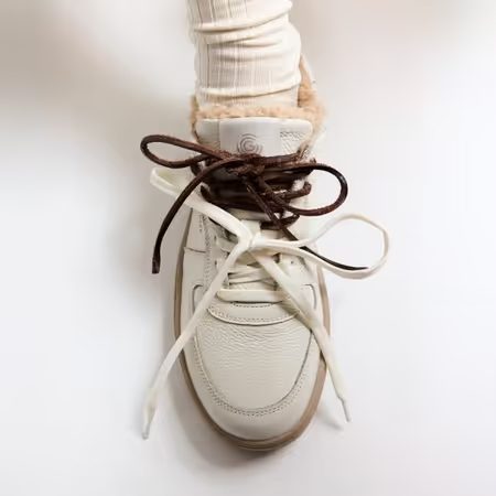 GROUNDIES® HAMPTONS TEDDY 2.0 REGULAR Cream Ženske Barefoot Topline Tenisice