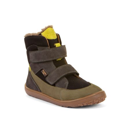 FRODDO UP TEX WINTER Grey / Black | Dětské zimní zateplené barefoot boty