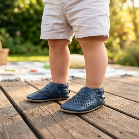 Dječje Barefoot Papučice RAYVE CRAVITOS AIRES tamno plave