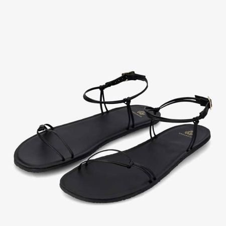 GROUNDIES® Cadiz Dámské Černé | Dámské barefoot sandály