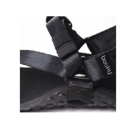 BOSKY LIGHT II Z Black | Barefoot sandály