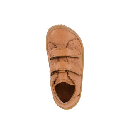 FRODDO TENISKY BAZE LEATHER D-VELCRO Cognac | Dětské barefoot tenisky