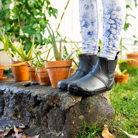 XERO SHOES GRACIE W Black | Dámské barefoot holínky