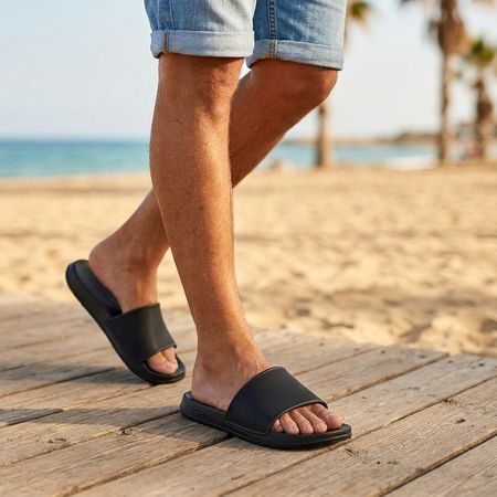 Muške Barefoot Papuče COQUI PANTOFLE TORA crne