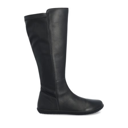 Dámské Barefoot Kozačky GROUNDIES® Mona Stretch Černé