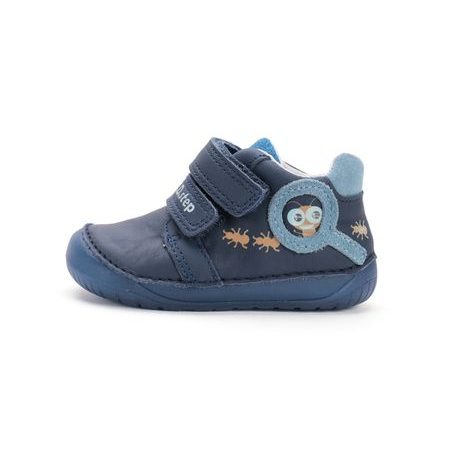 Dětské barefoot tenisky D.D.STEP S070-52576 Světle Modrá svítivá