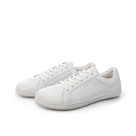 SHAPEN TENISKY FEELIN Uni White Leather | Barefoot tenisky