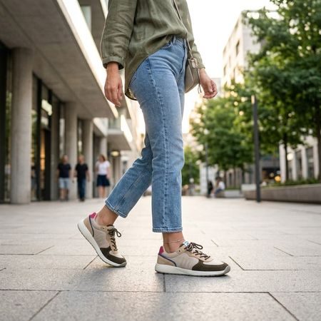 MTNG FREE APOLO Khaki | Ženske barefoot tenisice