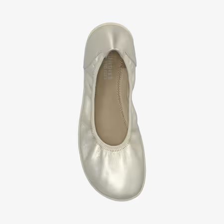 Dámské Barefoot Baleríny GROUNDIES® Lily 3.0 Metalické Champagne