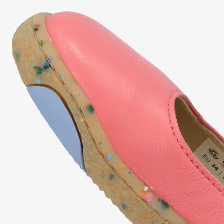 Dětské Barefoot Sandály GROUNDIES® Stella Kids Zářivě Růžové