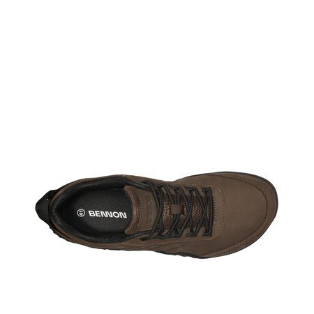 BENNON Barefoot kožené černo/hnědé | Barefoot sportovní outdoorové boty