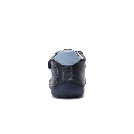 Dětské barefoot celoroční boty D.D.STEP S073-62313A svítící skateboard - podrážka svítící ve tmě