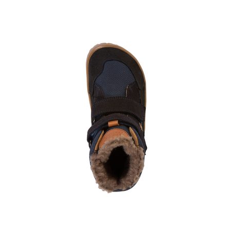 FRODDO UP TEX WINTER Dark Blue | Dětské zimní zateplené barefoot boty
