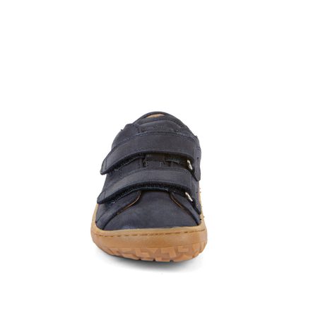 FRODDO TENISKY BAZE LEATHER D-VELCRO Blue+ | Dětské barefoot tenisky
