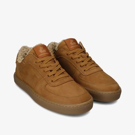 Dámské Barefoot Zateplené Tenisky GROUNDIES® HAMPTONS TEDDY 2.0 REGULAR Koňakové