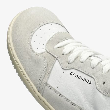 Dámské Barefoot+ Tenisky GROUNDIES® Nova GO1+ Bílo Béžové