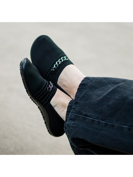 LEGUANO LADY FAMOUS Black | Dámské barefoot baleríny