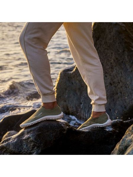 LEGUANO SCIO Green | Barefoot slip on boty