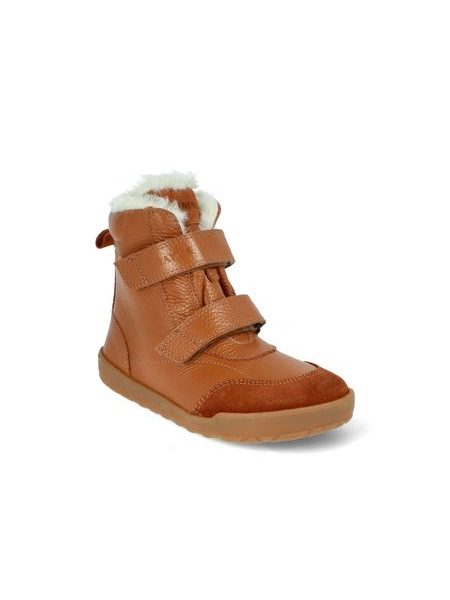 Gyerek barefoot téli cipő RAYVE LAHTI barna konyakszín