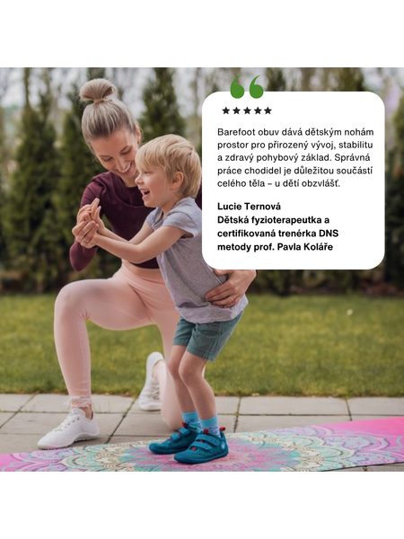 Dětské Barefoot Zimní boty RAYVE BLIZZARD zelené