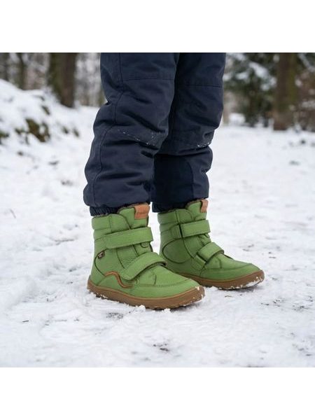 Ghete barefoot de iarnă pentru copii FRODDO WINTER TEX verzi