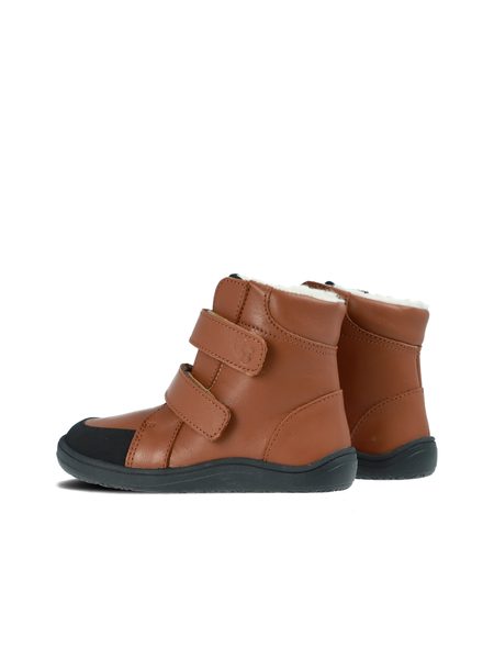 BABY BARE FEBO WINTER Brown | Dětské zimní zateplené barefoot boty