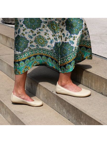 AYLLA BAREFOOT BALERÍNY Beige | Dámské barefoot baleríny