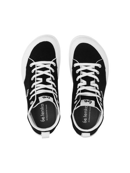 Barefoot bokacsizma Be Lenka Rebound High Top fekete/fehér