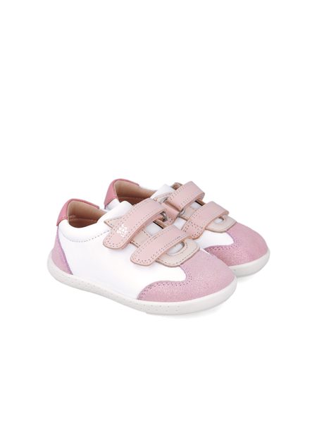 GARVALÍN TENISKY CASUAL White/Pink | Dětské barefoot tenisky 2