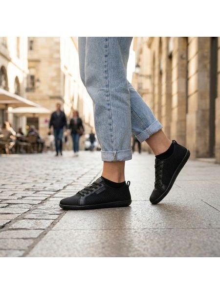 Barefoot Tenisky GROUNDIES® Flex Černé