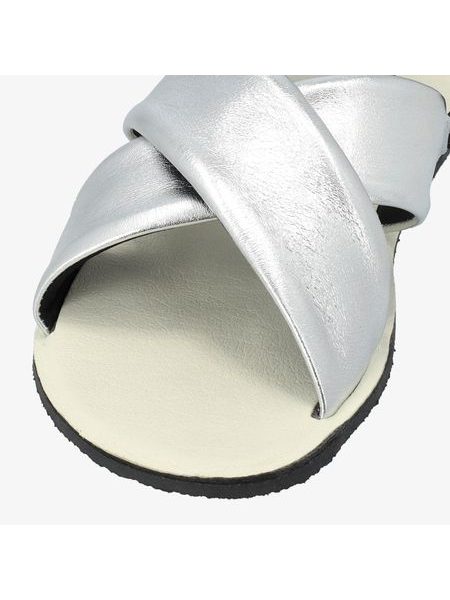 GROUNDIES® Verona Dámské Stříbrné | Dámské barefoot sandály