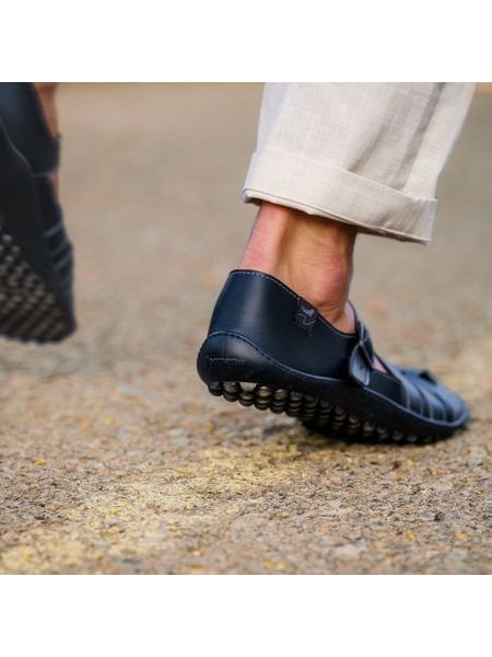 LEGUANO JARO černé | Pánské barefoot sandály