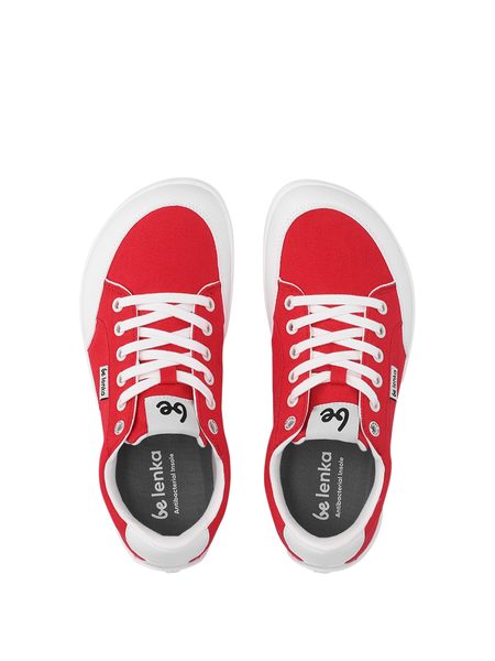 Ténis barefoot Be Lenka Rebound vermelho e branco