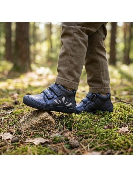 D.D.STEP S073-52355B Tmavě Modrá | Dětské barefoot tenisky